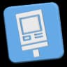Self-service kiosk icon representing for token generation and self-service